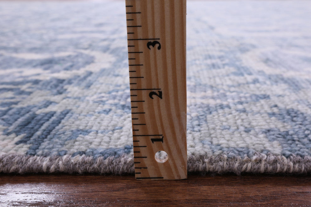 Ikat Hand Knotted Wool Rug 7' 11" X 9' 10" Q8607