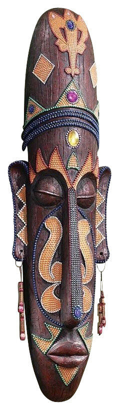 Grand Scale Tribal Wall Masks, Set of 2