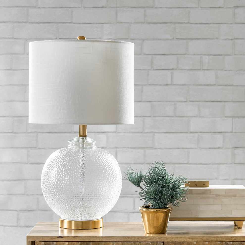 Nuloom Elmira 23" Glass Table Lamp