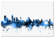 Michael Tompsett ''Liverpool Skyline White'' Canvas Art, 16x24