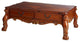 54"x36"x20" Cherry Oak Wood Coffee Table