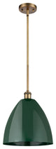 Innovations 516-1S-BB-MBD-12-GR 1 Light Pendant, Brushed Brass