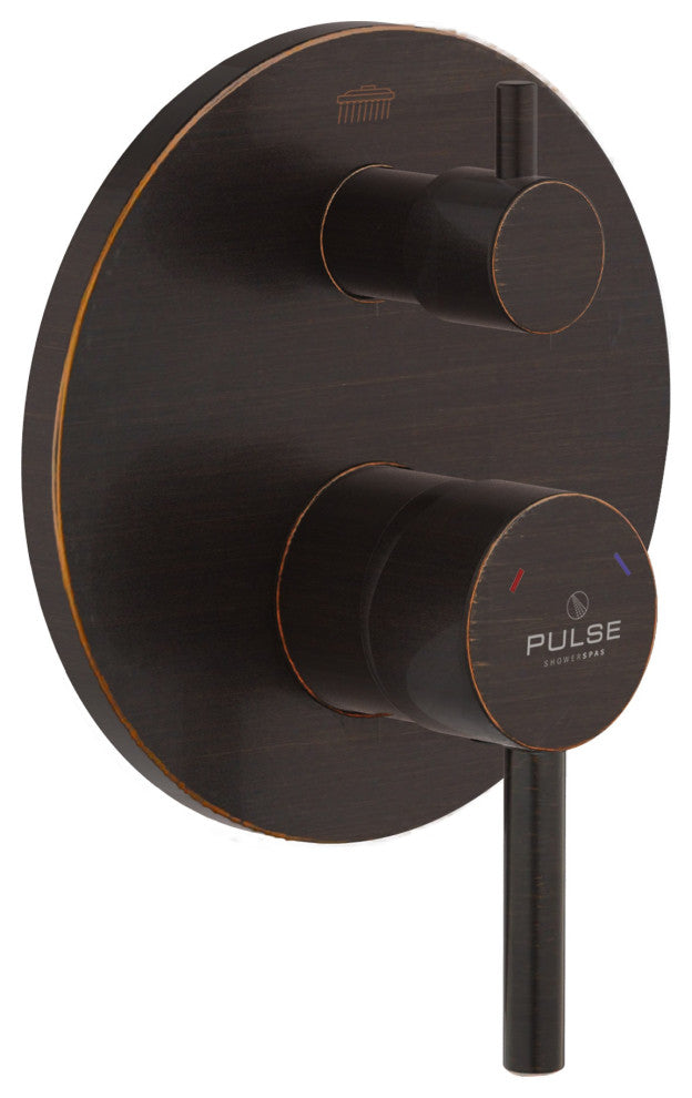 ShowerSpas Two Way Pressure Balance Valve with Oil-Rubbed Bronze Trim Kit