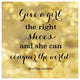 "Fashion Quotes IV" Digital Paper Print by Sue Schlabach, 26"x26"