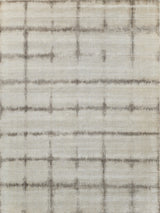 Chroma Handmade Hand Loomed Wool and Bamboo Silk Beige/Brown Area Rug