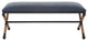 Uttermost Firth Rustic Navy Bench