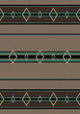 Old Timer Rug, Brown, 2'8"x3'11", Scatter