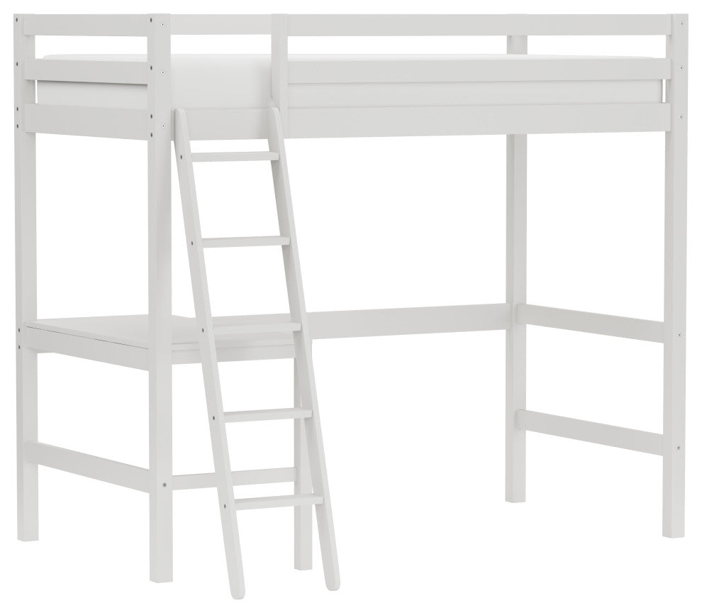 Hillsdale Caspian Twin Loft Bed, White