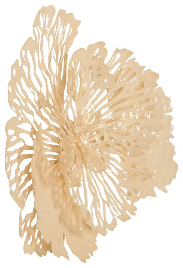 Flower Wall Art, Ivory, Small