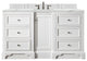 James Martin 825-V60S-BW-3ENC 60" Single Vanity Bright White w/ 3 CM Quartz Top