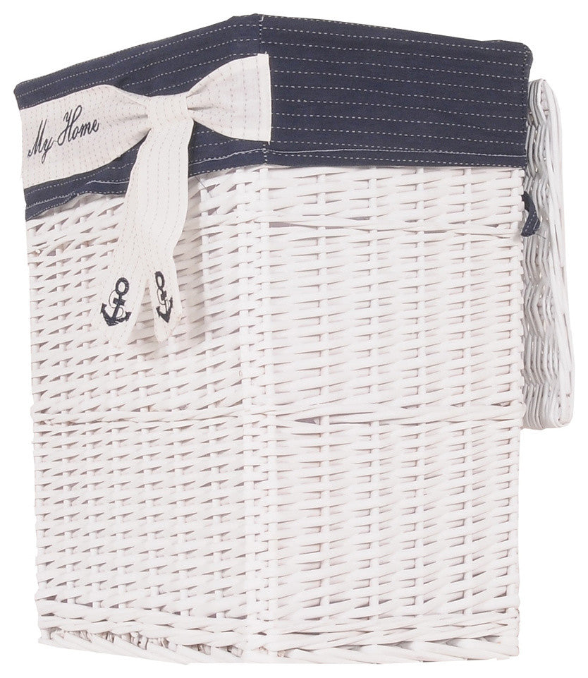 Anne Home, Set Of 5 Rectangular Willow Baskets