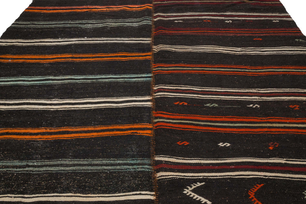 Vintage Anatolian Kilim Rug 7' 9" x 11' 3", 93 in. x 135 in.