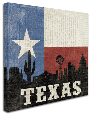 'Texas' Canvas Art by Moira Hershey