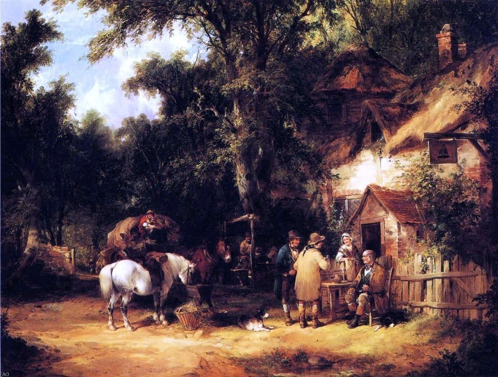 Senior William Shayer At the Bell Inn Cadnam New Forest Wall Decal