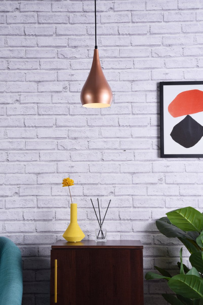 Nicholas 1-Light Honey Gold Pendant