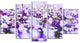 Daisy Field Photography Panorama, Large Floral Canvas Print, 60"x32", 5 Panels