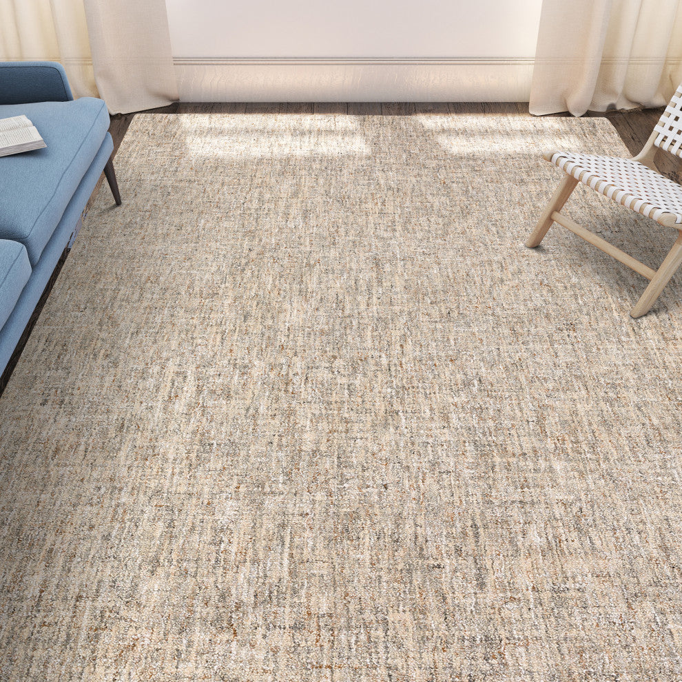 Mateo ME1 Putty 8' x 8' Round Rug