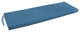 60"x19" Micro Suede Bench Cushion, Indigo