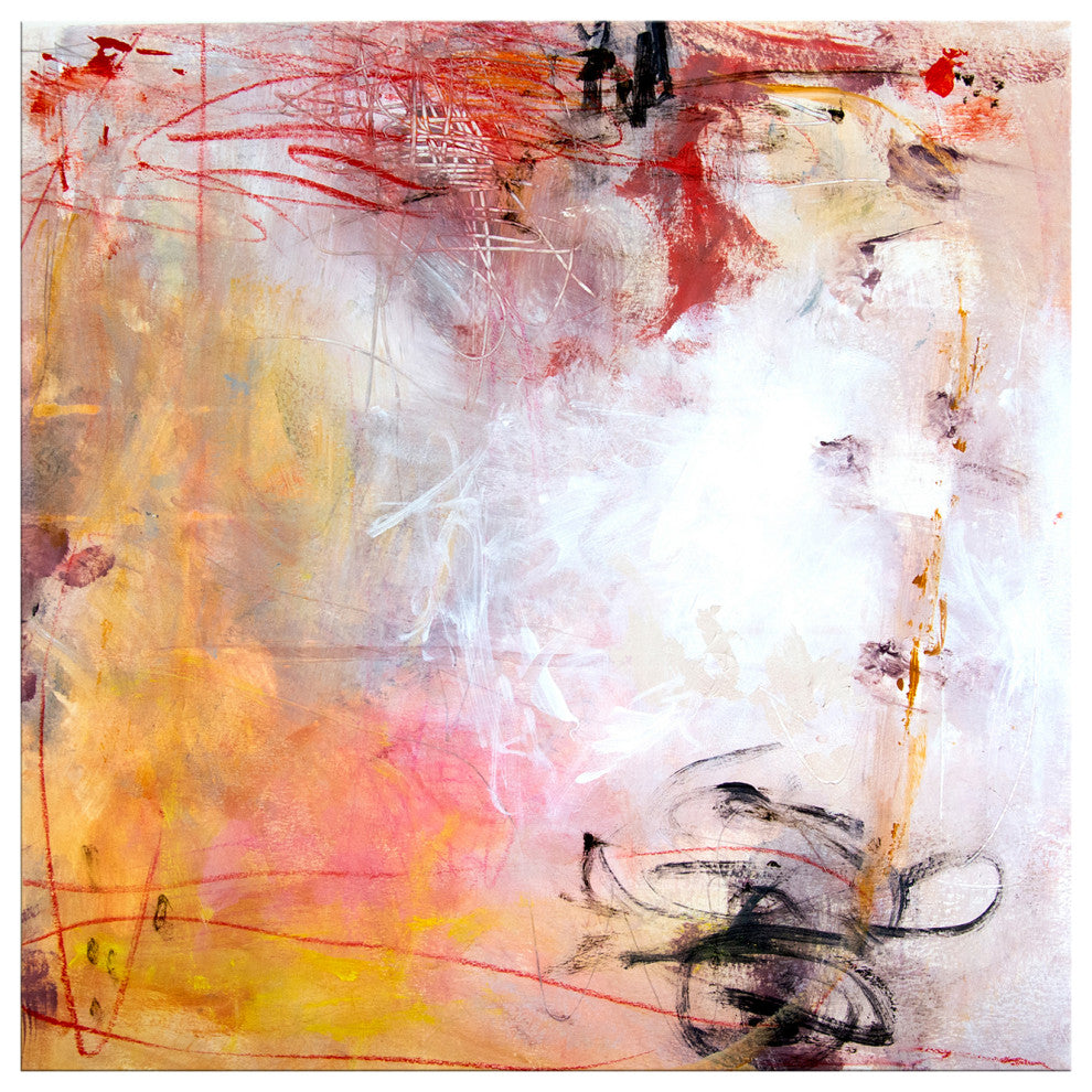 Ready2HangArt 'Rose Water II' Abstract Canvas Wall Art