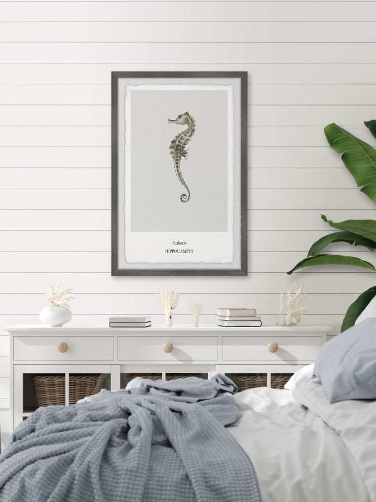 "The Hippocampus" Framed Painting Print, 8x12