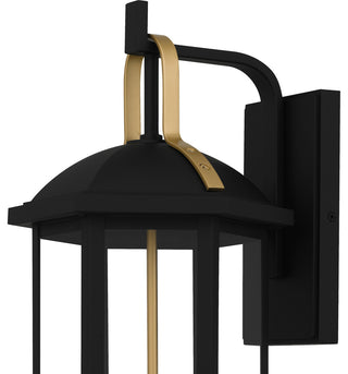 Quoizel CFD8410 Crestfield 3 Light 26" Tall Outdoor Wall Sconce - Matte Black