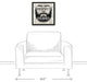 Respect the Beard 16x16 Black Floating Framed Canvas