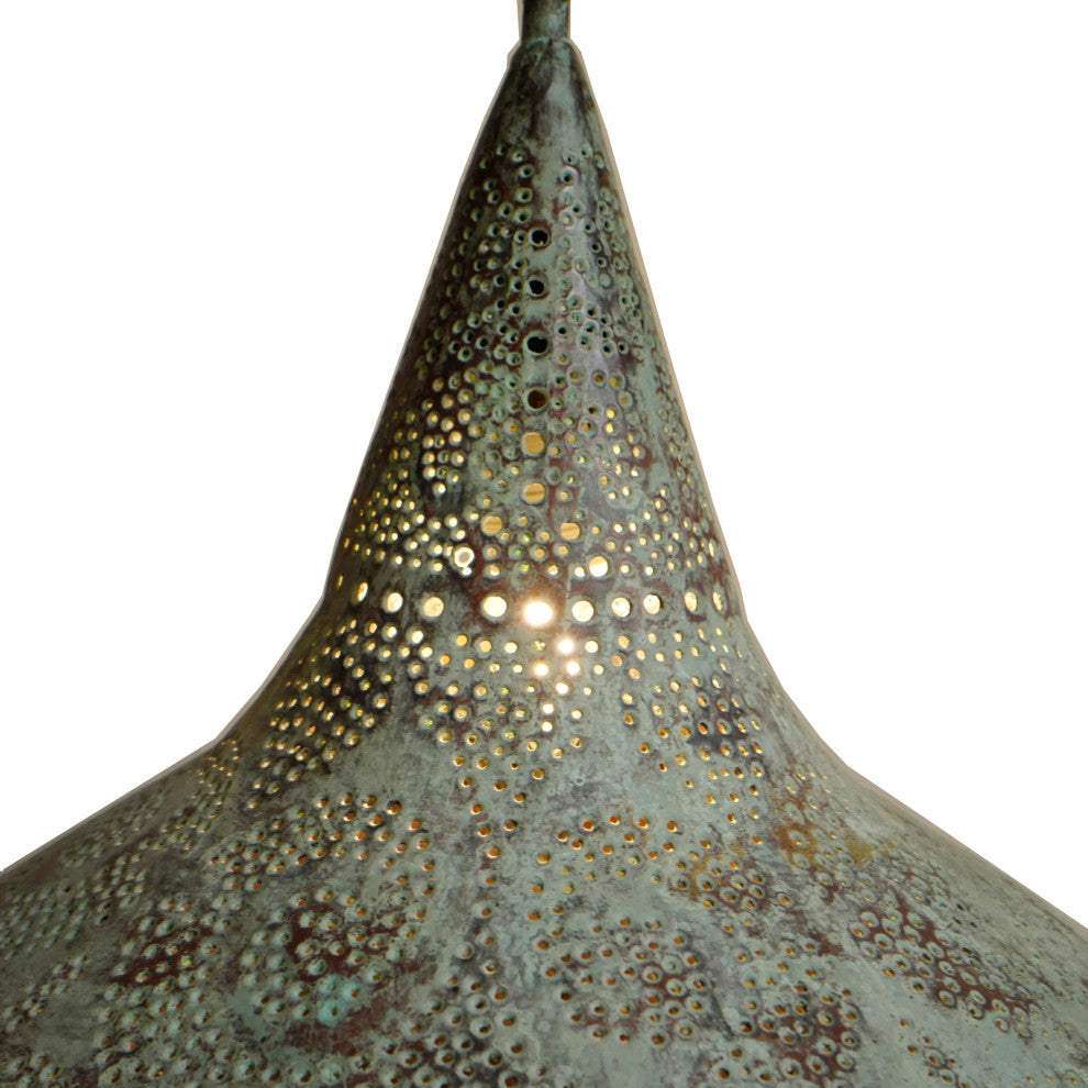 Copper Madras Pendant Large