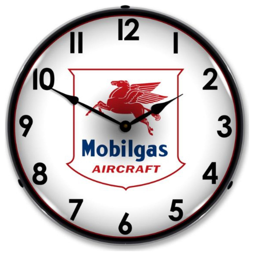 1110292 Mobilgas Aircraft Clock