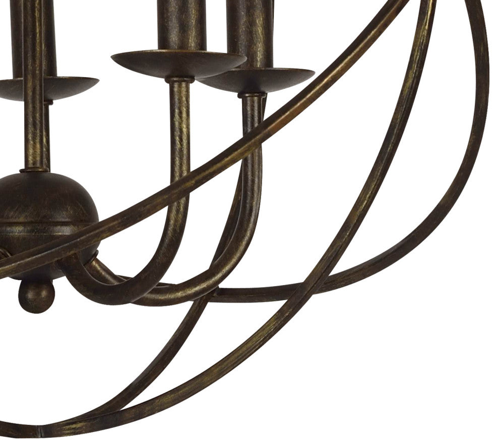 Elight 5 Light  Bronze Mini Chandelier