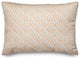 Orange Quatre on White 20x14 Spun Poly Pillow