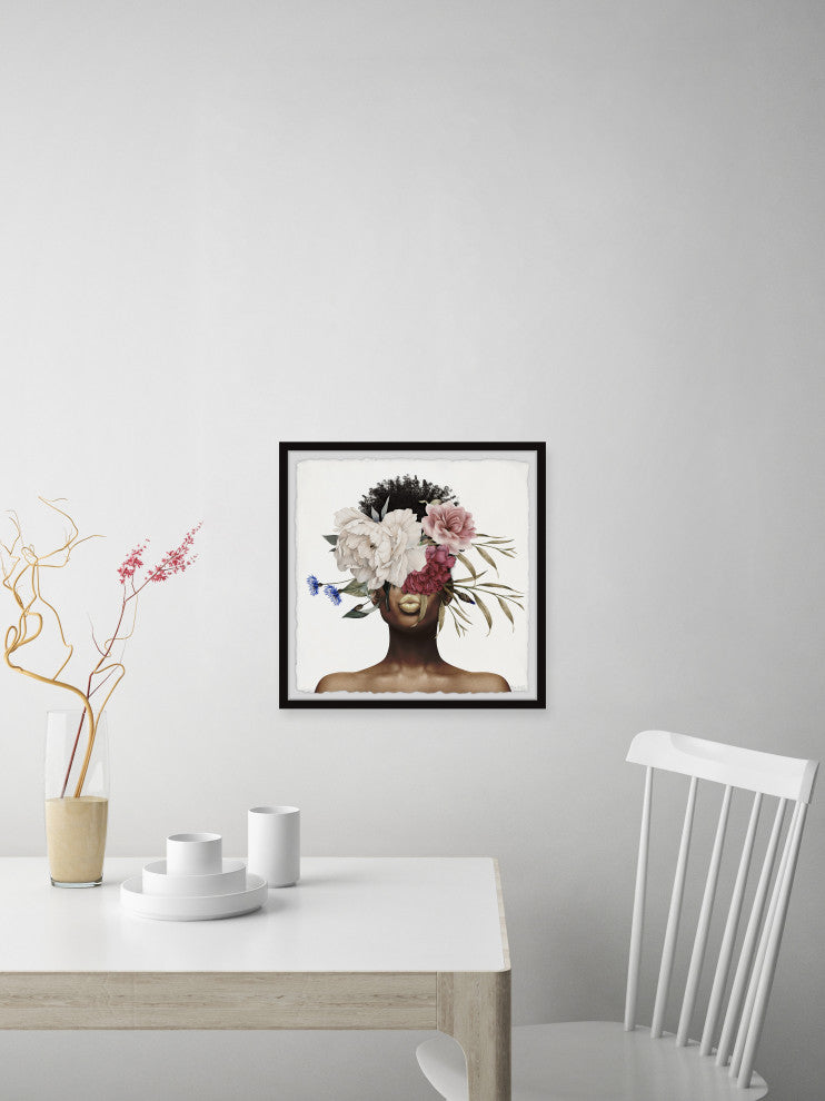 "A Kiss for You" Framed Painting Print, 18x18