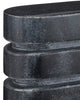 Bheslana Marble Black Object, 2-Piece Set