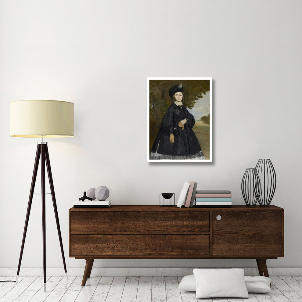 "Portrait of Madame Brunet" Digital Paper Print by Edouard Manet, 26"x34"