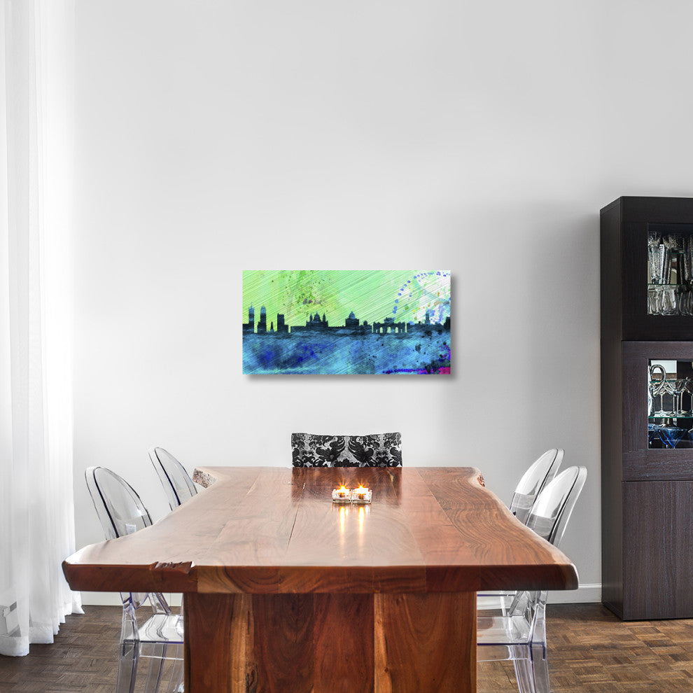 "Madrid City Skyline" Fine Art Print