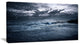 "Sochi Sea Storm in Blue" Modern Landscape Wall Art Canvas, 40"x20"