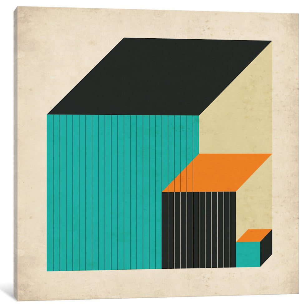"Cubes XI" by Jazzberry Blue, 18x18x1.5