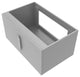 CastelloUSA Alpine 30" Wall Mounted Vanity, Base Only, Gray, Chrome Handles