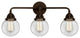 Beacon Bath Vanity Light, Oil Rubbed Bronze, Clear, Clear