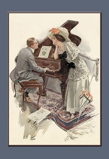 Music Hath Charms- Gallery Wrapped Canvas Art 28" x 42"