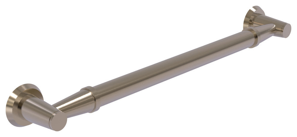 16" Grab Bar Smooth, Antique Pewter