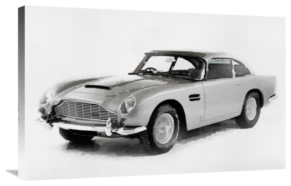"1964 Aston Martin DB5 Watercolor" Fine Art Print