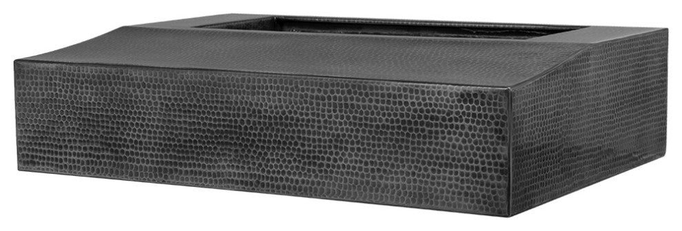 30" 735 CFM Hammered Zinc Under Cabinet Range Hood With Slim Baffle Filters