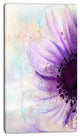 Flower with Large Purple Petals, Flowers Canvas Wall Artwork, 16"x32"