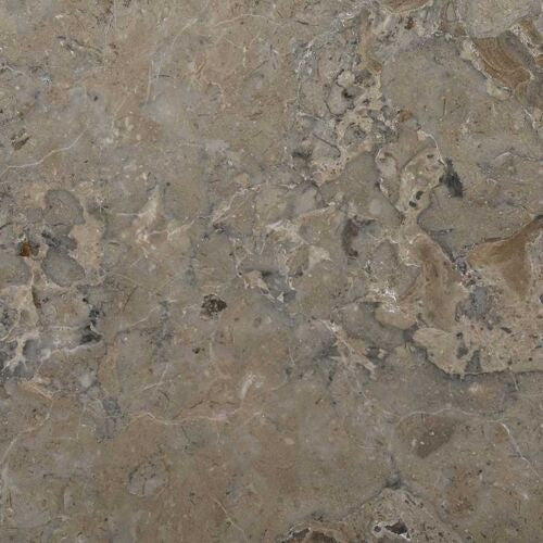 vidaXL Table Top Dining Table Top Replacement for Office Gray Ã˜15.7"x1" Marble