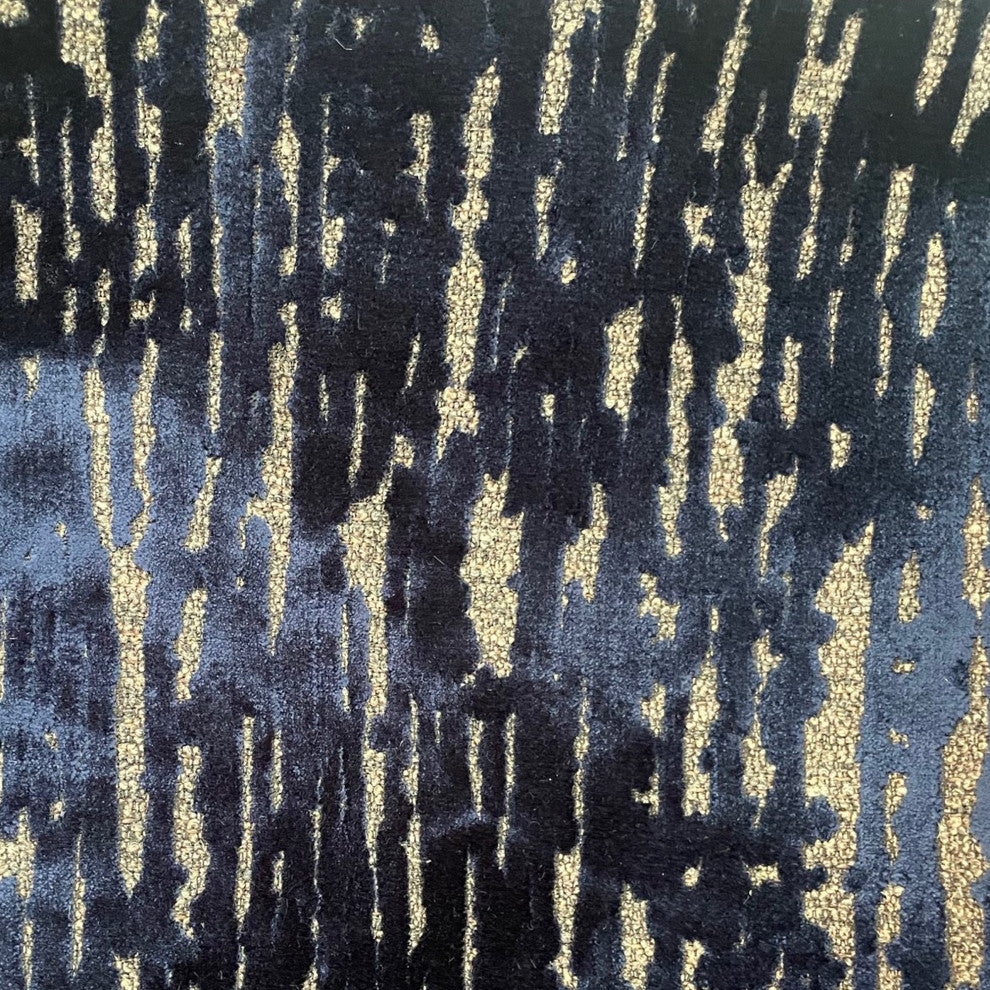 Plutus Indigo Rivulet Blue Solid Luxury Outdoor/Indoor Throw Pillow, Double Sided  24" X 24"