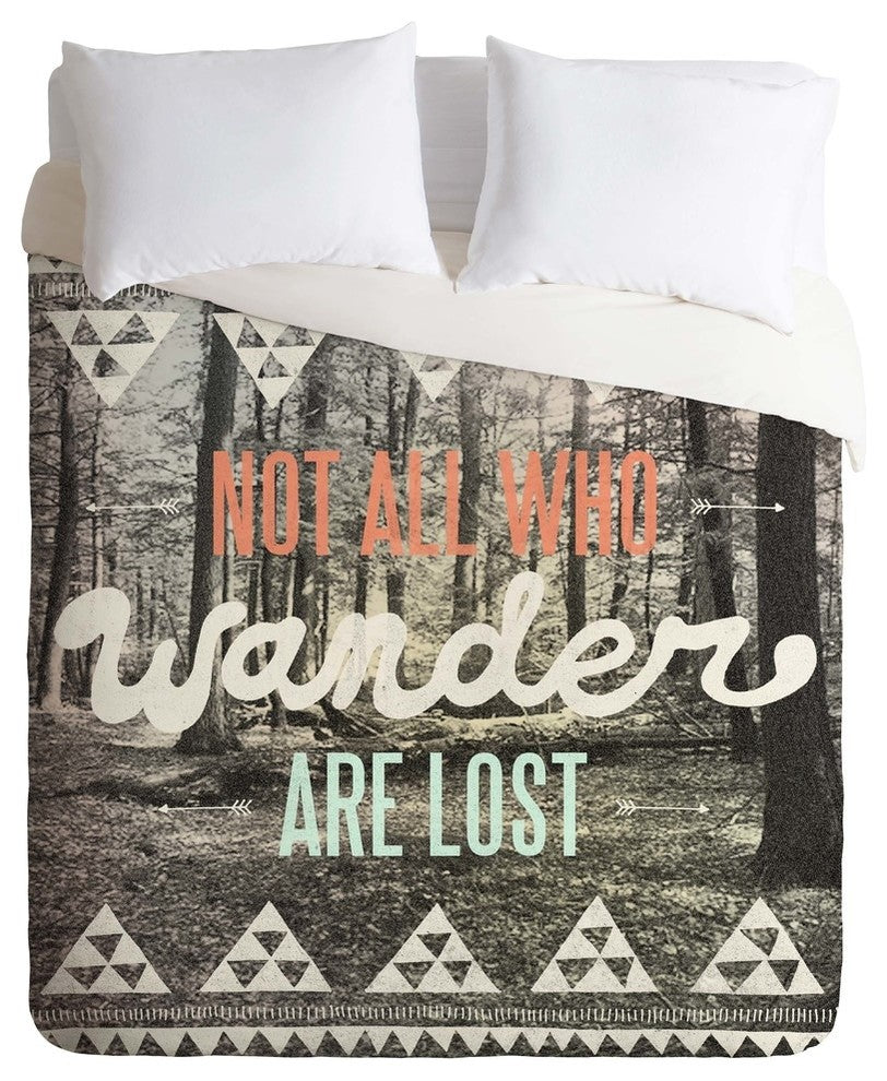 Deny Designs Wesley Bird Wander Duvet Cover - Lightweight