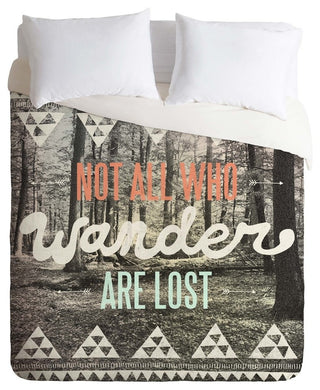 Deny Designs Wesley Bird Wander Duvet Cover - Lightweight