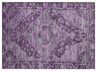 Machine Washable Indoor/Outdoor Chantille ACN1761 Eggplant 1'8" x 2'6" Rug