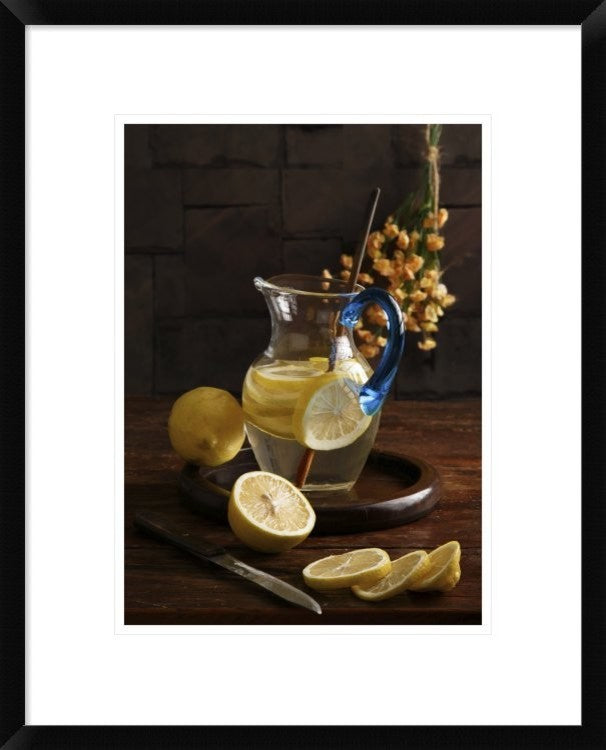 "Life And Lemons" Framed Digital Print by Luiz Laercio, 19x24"