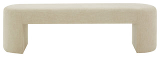 Safavieh Couture Dallyce Upholstered Bench, Beige